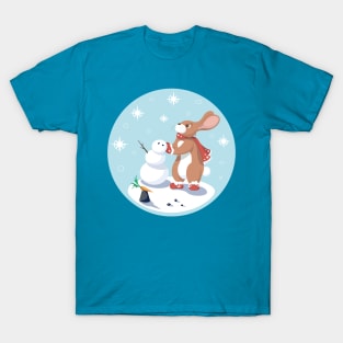 Christmas rabbit T-Shirt